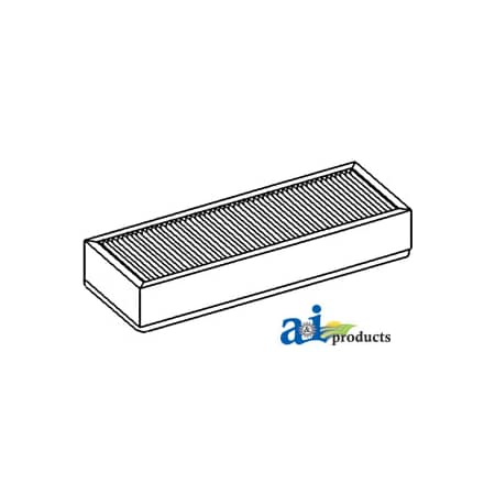 A & I Products Filter, Cab Air 6.9" x3.7" x18.6" A-D8NN94000N20AB
